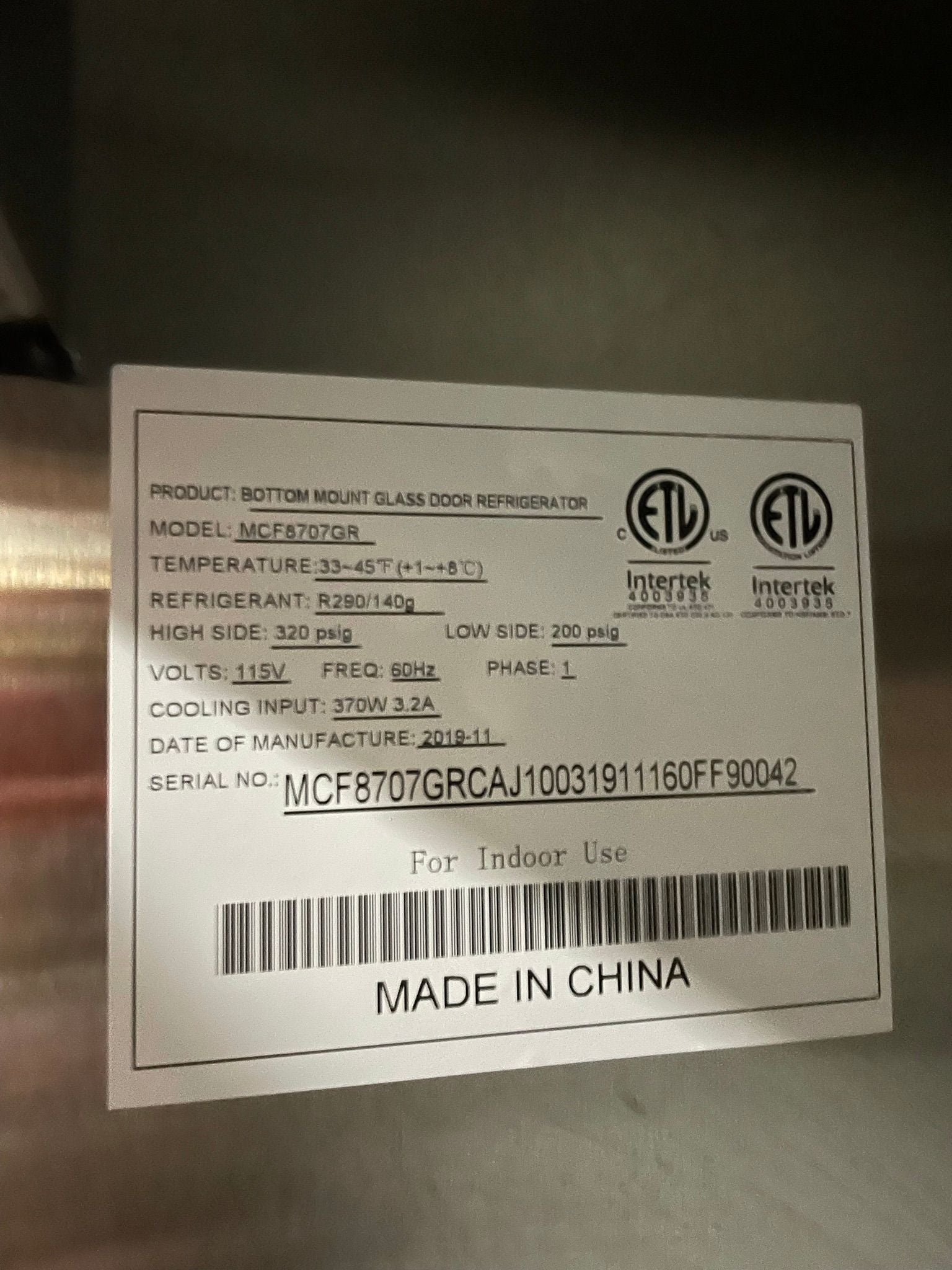 Atosa MCF8707 Double Door Cooler (3)