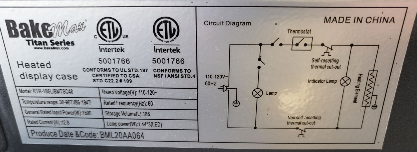Bakemax BMTSC48 Hot Food Display Case (3)