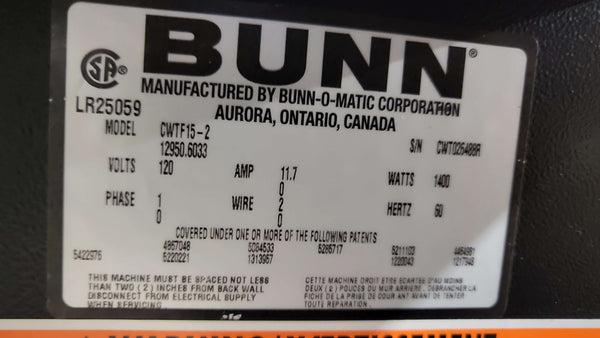 Bunn CWTF15-2 Automatic Coffee Brewer (4)