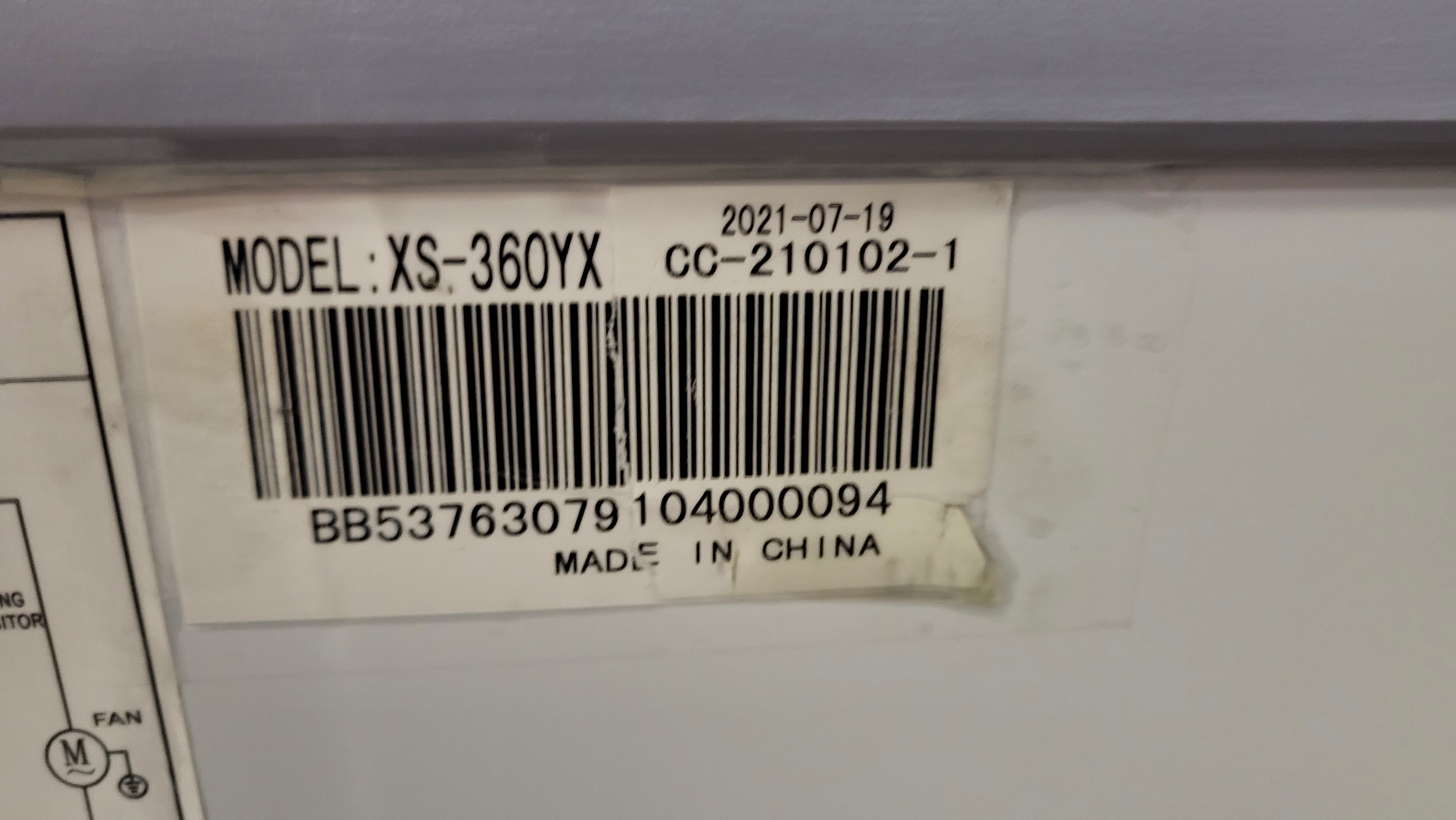 Ancaster XS-360YX Manual Defrost Freezer (5)