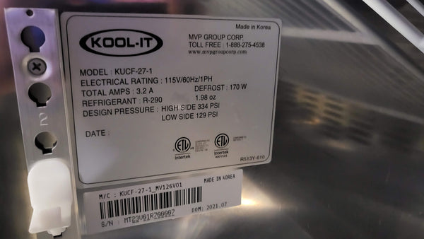 Kool-It KUCF-27-1 Undercounter Freezer (5)
