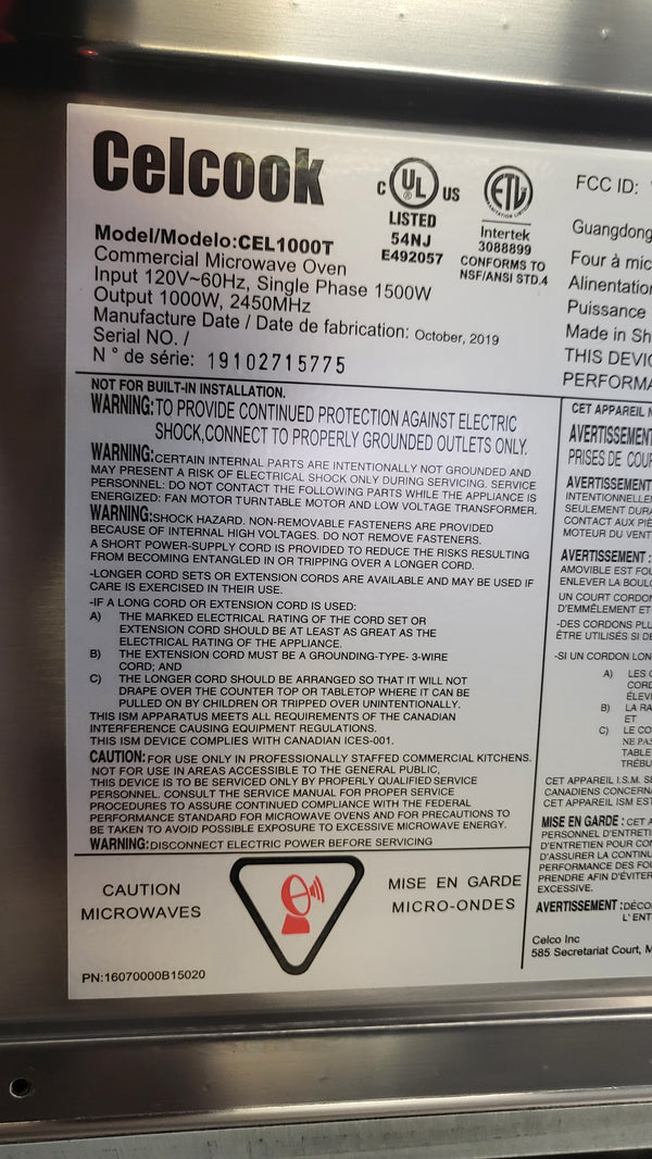 Celcook CEL1000T Microwave Oven (4)