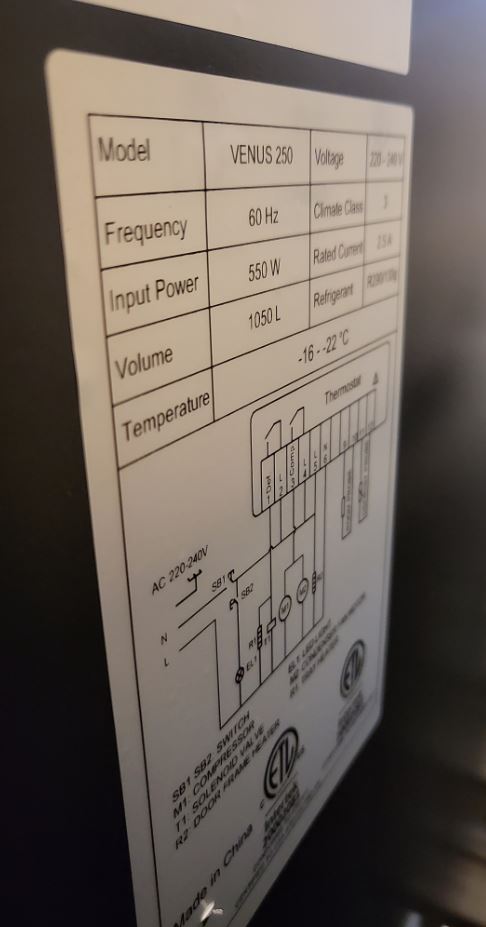 Chef Island Venus 250 Freezer (5)