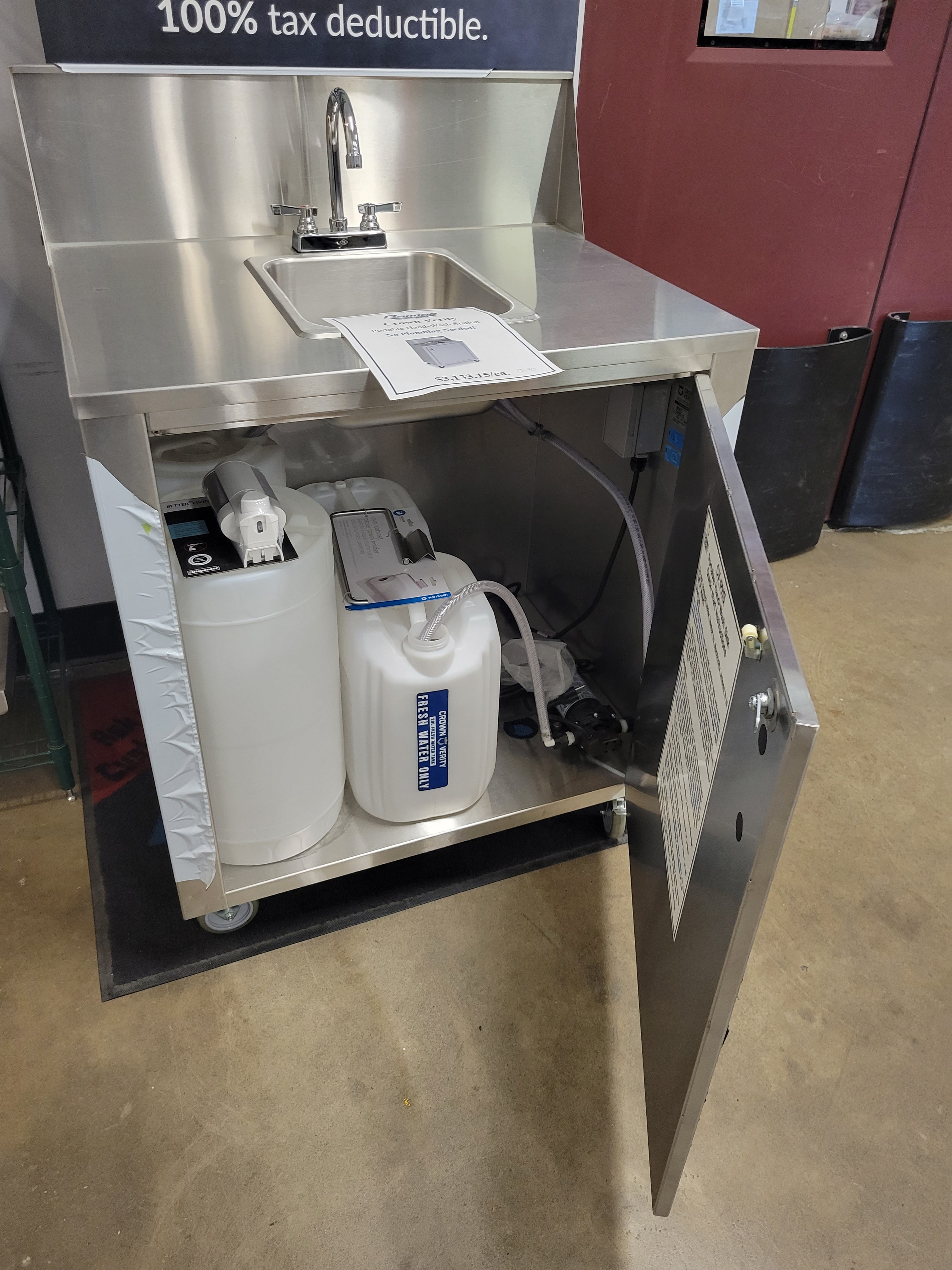 Crown Verity CV-PHS-1 Portable Sink