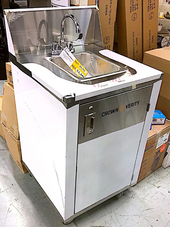 Crown Verity CV-PHS-4 Portable Hand Sink