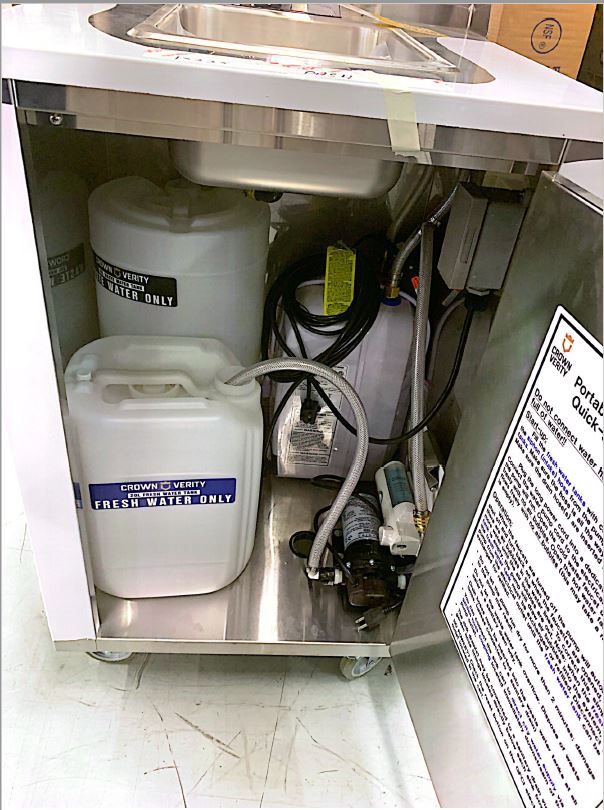 Crown Verity CV-PHS-4 Portable Hand Sink