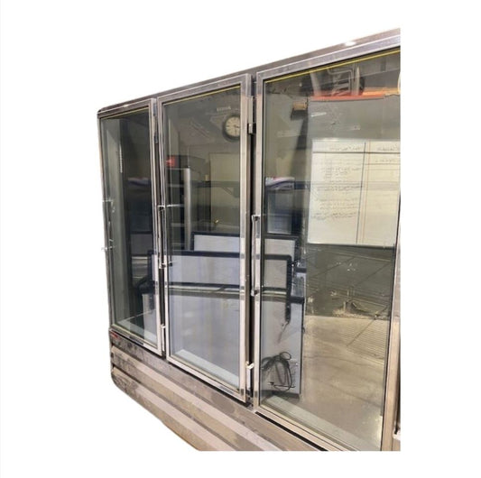 HM GF75LBM-SSMAC 3 Door Glass Display Freezer