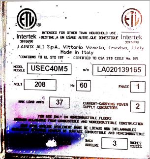 Turbofan EC40M5 Combi Oven